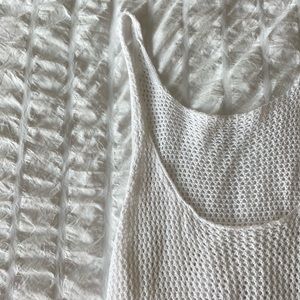 Split Hem Crochet Cover Up